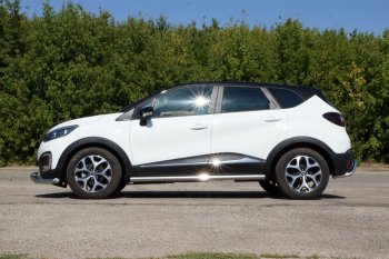 18 849 р. Защита заднего бампера Petroil Tuning Волна (d51) Renault Kaptur дорестайлинг (2016-2020) (Нержавеющая полированная сталь)  с доставкой в г. Королёв. Увеличить фотографию 3