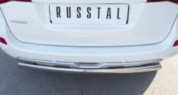 18 549 р. Защита заднего бампера (Ø75x42 мм, нержавейка) Russtal Renault Koleos 1 Phase 2 (2011-2013)  с доставкой в г. Королёв. Увеличить фотографию 4