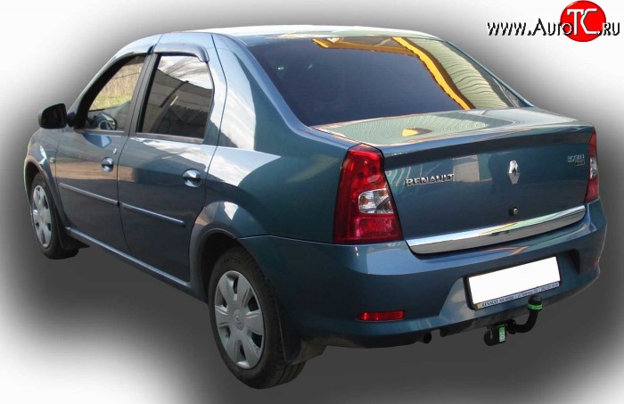 5 899 р. Фаркоп Лидер Плюс  Renault Logan  1 (2004-2010) дорестайлинг (Без электропакета)  с доставкой в г. Королёв