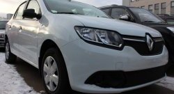 1 469 р. Сетка в решетку радиатора Russtal  Renault Logan  2 (2014-2018) дорестайлинг (черная)  с доставкой в г. Королёв. Увеличить фотографию 2