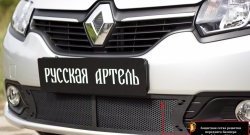 2 099 р. Защитная сетка в нижнюю часть бампера RA Renault Logan 2 дорестайлинг (2014-2018)  с доставкой в г. Королёв. Увеличить фотографию 6