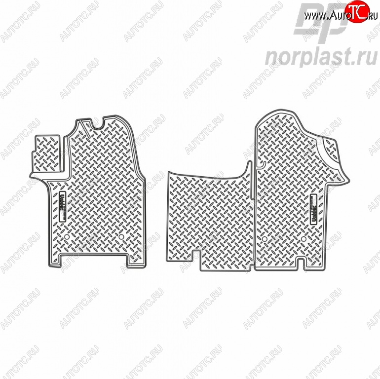1 879 р. Комплект ковриков в салон Norplast  Renault Master  FV,JV (2010-2018) фургон дорестайлинг, фургон 1-ый рестайлинг  с доставкой в г. Королёв