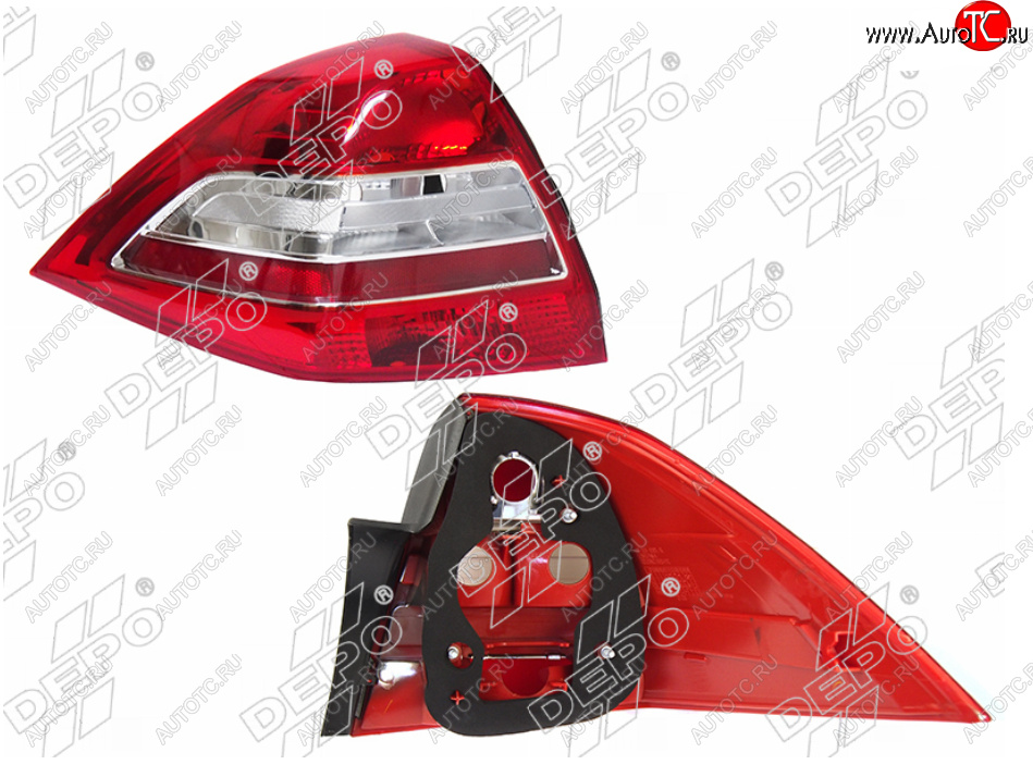 7 549 р. Левый фонарь задний DEPO  Renault Megane  седан (2006-2009)  рестайлинг  с доставкой в г. Королёв