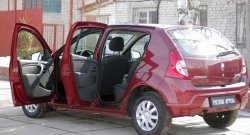 1 949 р. Накладки порожков салона RA  Renault Sandero  (BS) (2009-2014) (Комплект (передние+задние))  с доставкой в г. Королёв. Увеличить фотографию 6