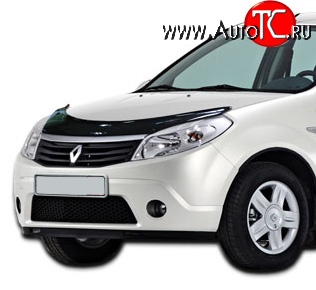 2 699 р. Дефлектор капота NovLine Renault Sandero Stepway (BS) (2010-2014)  с доставкой в г. Королёв