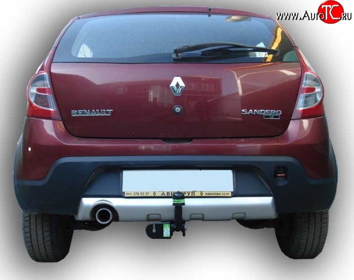 36 999 р. Фаркоп (Stepway) Лидер Плюс  Renault Sandero Stepway  (BS) (2010-2014) (Без электропакета)  с доставкой в г. Королёв