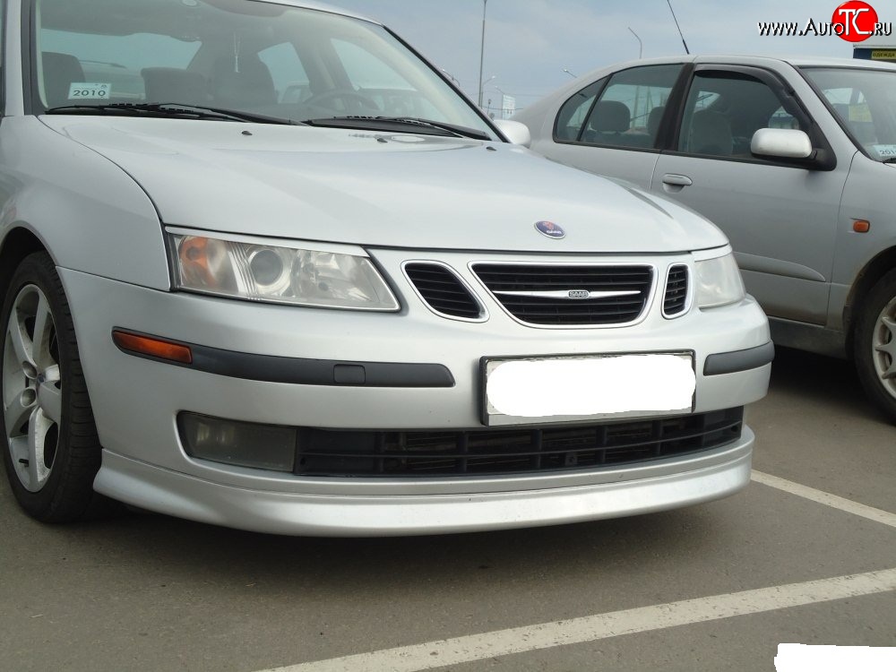 7 299 р. Накладка Sport на передний бампер SAAB 9-3 YS3F универсал дорестайлинг (2003-2007)  с доставкой в г. Королёв