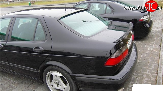 6 199 р. Козырёк на заднее лобовое стекло Sport SAAB 9-5 YS3E cедан дорестайлинг (1997-2001)  с доставкой в г. Королёв