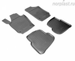 Комплект ковриков в салон Norplast Seat (Сеат) Ibiza (Ибица) ( 6J,6P универсал,  6J хэтчбэк 5 дв.) (2008-2012) 6J,6P универсал, 6J хэтчбэк 5 дв. дорестайлинг, доресталийнг  (черные)