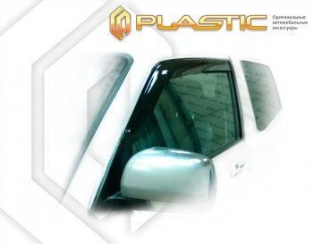 Ветровики дверей CA-Plastic Mitsubishi Pajero 4 V80 3 дв. 1-ый рестайлинг (2011-2014)