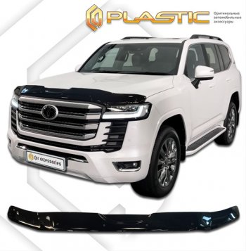 Дефлектор капота (exclusive) CA-Plastic Toyota (Тойота) Land Cruiser (Лэнд)  J300 (2021-2025) J300 дорестайлинг