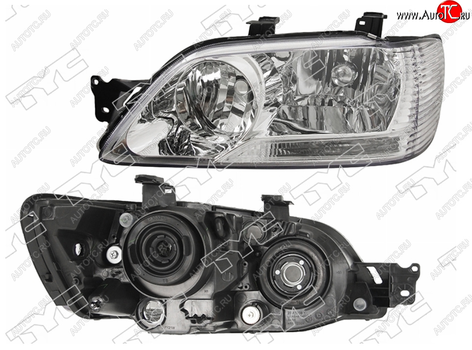 10 649 р. Левая фара (под 2 лампочки) TYC Mitsubishi Lancer Cedia 9 CS универсал (2000-2003)  с доставкой в г. Королёв