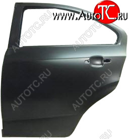 22 349 р. Левая дверь задняя BodyParts  Chevrolet Aveo  T300 (2011-2015) седан (Неокрашенная)  с доставкой в г. Королёв