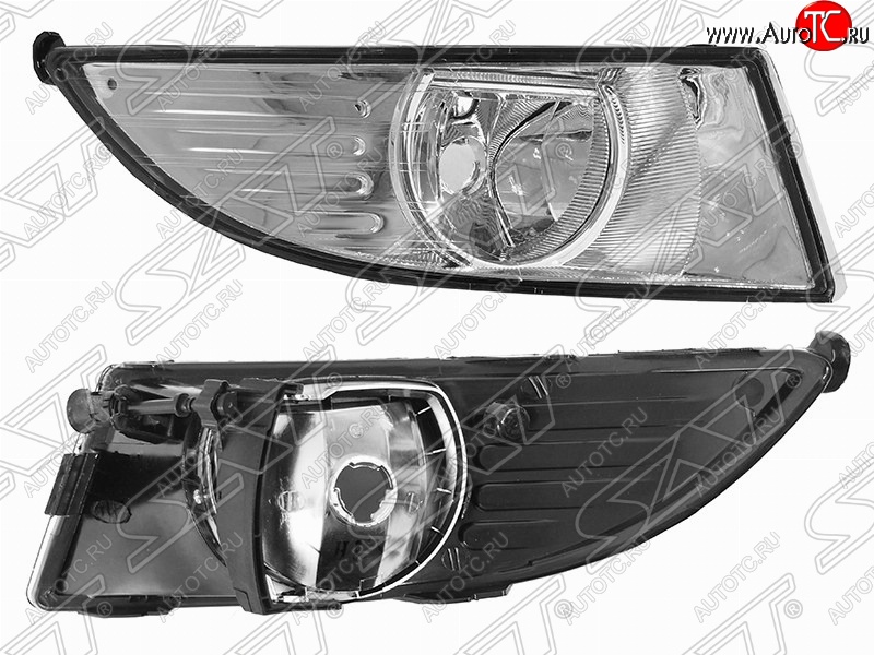 1 589 р. Правая противотуманная фара SAT (под одну лампу) Skoda Fabia Mk2 универсал рестайлинг (2010-2014)  с доставкой в г. Королёв