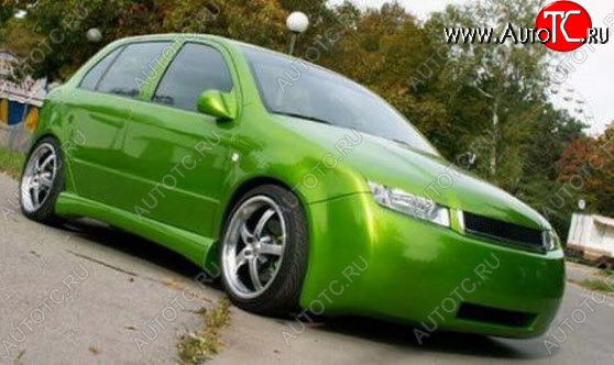 25 699 р. Передний бампер F1 Skoda Fabia Mk1 седан рестайлинг (2004-2008)  с доставкой в г. Королёв