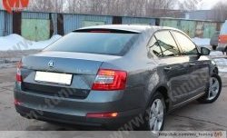 4 649 р. Козырёк на заднее стекло RS Skoda Octavia A7 дорестайлинг лифтбэк (2012-2017) (Неокрашенный)  с доставкой в г. Королёв. Увеличить фотографию 5