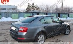 4 649 р. Козырёк на заднее стекло RS Skoda Octavia A7 дорестайлинг лифтбэк (2012-2017) (Неокрашенный)  с доставкой в г. Королёв. Увеличить фотографию 6