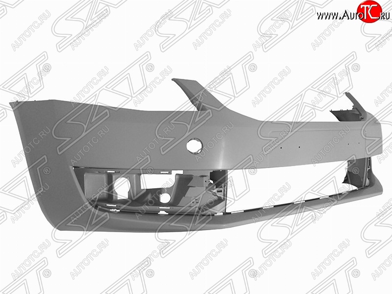 5 249 р. Передний бампер SAT  Skoda Octavia  A7 (2012-2017) дорестайлинг лифтбэк, дорестайлинг универсал (Неокрашенный)  с доставкой в г. Королёв