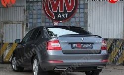 5 849 р. Спойлер RS  Skoda Octavia  A7 (2012-2020) дорестайлинг лифтбэк, рестайлинг лифтбэк (Неокрашенный)  с доставкой в г. Королёв. Увеличить фотографию 2