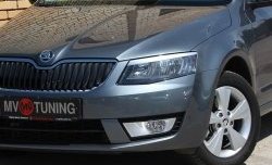 Комплект ресничек на фары Sport Skoda Octavia A7 дорестайлинг лифтбэк (2012-2017)