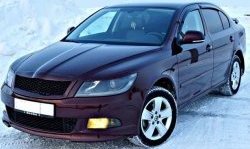 3 949 р. Накладка на передний бампер CT v3 Skoda Octavia A5 рестайлинг универсал (2008-2013) (Неокрашенная)  с доставкой в г. Королёв. Увеличить фотографию 6