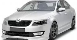 5 999 р. Пороги накладки CT Skoda Octavia A7 дорестайлинг лифтбэк (2012-2017) (Неокрашенные)  с доставкой в г. Королёв. Увеличить фотографию 2