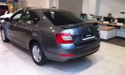 2 649 р. Спойлер LitCompany Skoda Octavia A7 дорестайлинг лифтбэк (2012-2017) (Неокрашенный)  с доставкой в г. Королёв. Увеличить фотографию 8