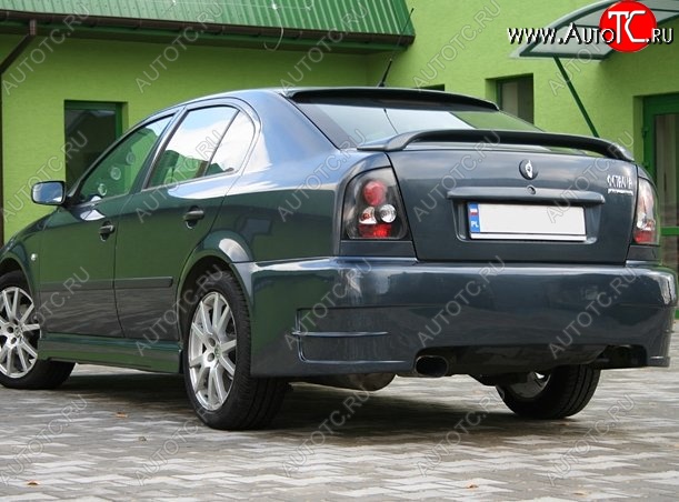 8 199 р. Задний бампер ND Skoda Octavia Tour A4 1U2 лифтбэк рестайлинг (2000-2010) (Неокрашенный)  с доставкой в г. Королёв