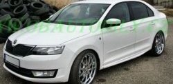 6 249 р. Пороги накладки CT Skoda Rapid NH1 хэтчбэк дорестайлинг (2012-2017) (Неокрашенные)  с доставкой в г. Королёв. Увеличить фотографию 2