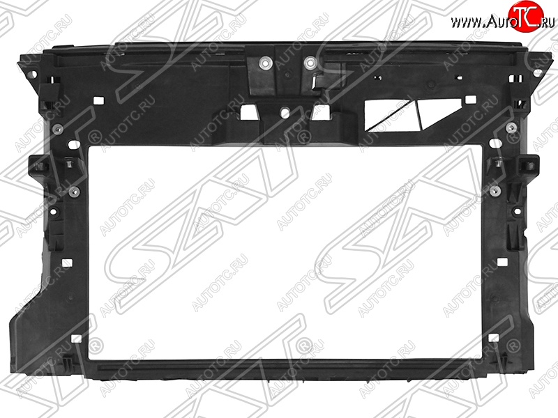 2 999 р. Рамка радиатора (телевизор) SAT Skoda Rapid NH1 хэтчбэк дорестайлинг (2012-2017) (Неокрашенная)  с доставкой в г. Королёв