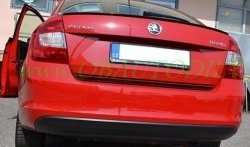 3 499 р. Лип спойлер CT Skoda Rapid NH3 дорестайлинг лифтбэк (2012-2017) (Неокрашенный)  с доставкой в г. Королёв. Увеличить фотографию 5