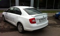 3 449 р. Спойлер Style Skoda Rapid NH3 дорестайлинг лифтбэк (2012-2017) (Неокрашенный)  с доставкой в г. Королёв. Увеличить фотографию 6