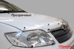 2 999 р. Дефлектор капота CA-Plastik  Skoda Superb ( B8 (3V),  B8 (3V5)) (2015-2025) лифтбэк дорестайлинг, универсал дорестайлинг, лифтбэк рестайлинг, универсал рестайлинг (Classic черный, Без надписи)  с доставкой в г. Королёв. Увеличить фотографию 3