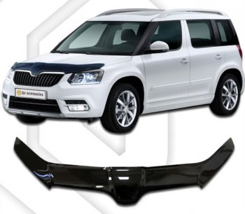 Дефлектор капота CA-Plastiс exclusive Skoda (Шкода) Yeti (Ети) (2013-2018)