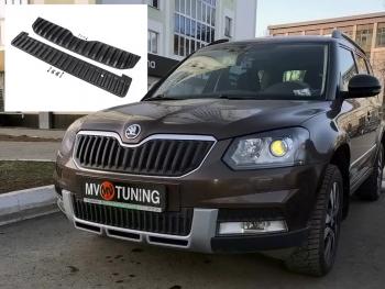 2 999 р. Заглушка воздухозаборника бампера (нижняя, OUTDOOR) MV-Tuning  Skoda Yeti (2013-2018) (Текстурная поверхность)  с доставкой в г. Королёв. Увеличить фотографию 2