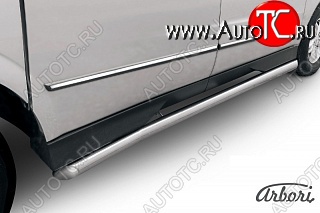 12 869 р. Защита порогов Arbori SSANGYONG Actyon Sport (2012-2024)  с доставкой в г. Королёв