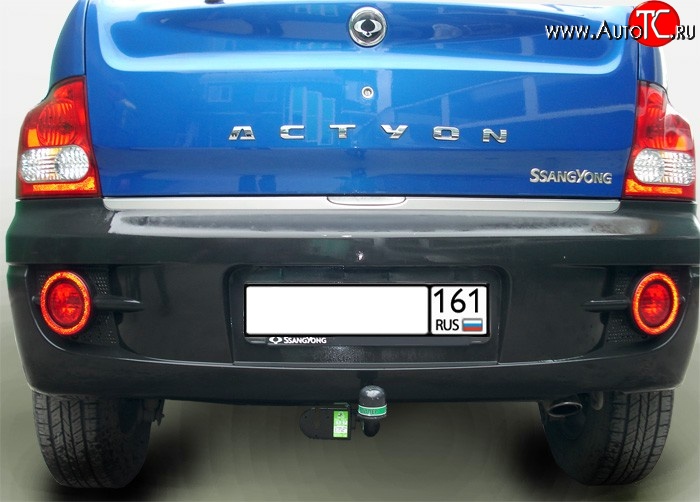 7 399 р. Фаркоп Лидер Плюс  SSANGYONG Actyon  1 (2006-2010) (Без электропакета)  с доставкой в г. Королёв