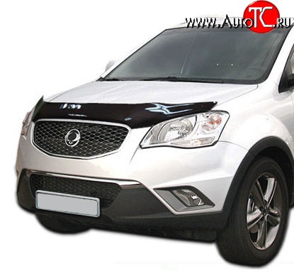 2 879 р. Дефлектор капота NovLine SSANGYONG Actyon дорестайлинг (2010-2013)  с доставкой в г. Королёв