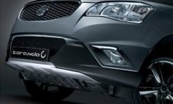 Накладка на передний бампер CT SSANGYONG Korando 3 дорестайлинг (2010-2025)