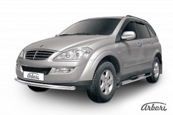 11 609 р. Защита переднего бампера Arbori  SSANGYONG Kyron (2007-2016) рестайлинг  с доставкой в г. Королёв. Увеличить фотографию 1