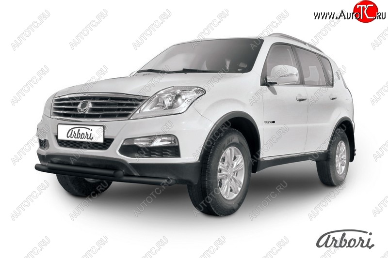 7 469 р. Обвес переднего бампера Arbori SSANGYONG Rexton Y290 (2012-2017)  с доставкой в г. Королёв