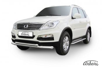 15 749 р. Обвес переднего бампера Arbori SSANGYONG Rexton Y290 (2012-2017)  с доставкой в г. Королёв. Увеличить фотографию 1