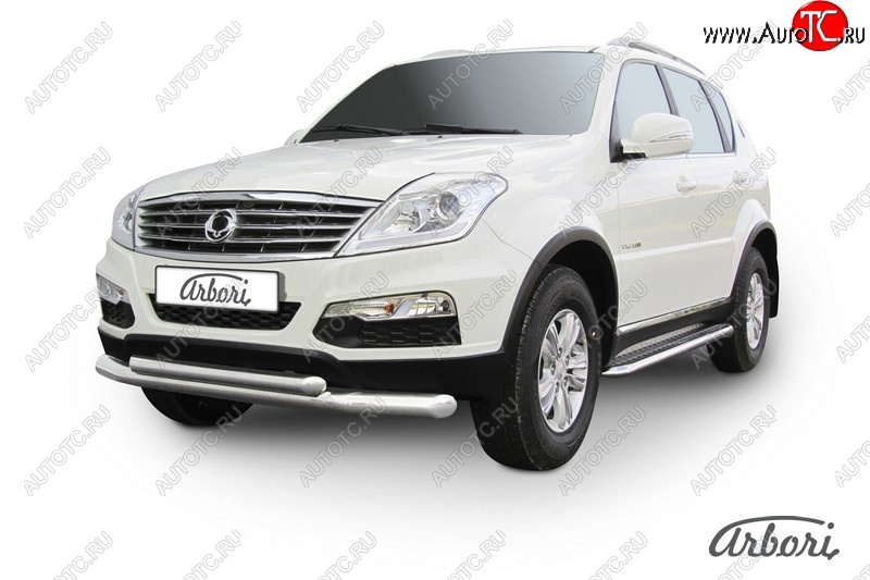 15 749 р. Обвес переднего бампера Arbori SSANGYONG Rexton Y290 (2012-2017)  с доставкой в г. Королёв