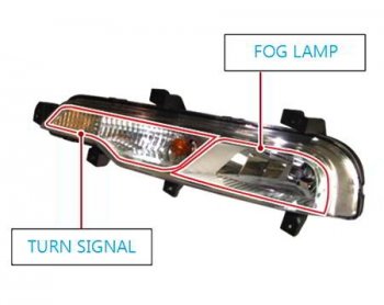 8 349 р. Левая противотуманная фара SSANGYONG SSANGYONG Rexton Y290 (2012-2017)  с доставкой в г. Королёв. Увеличить фотографию 6