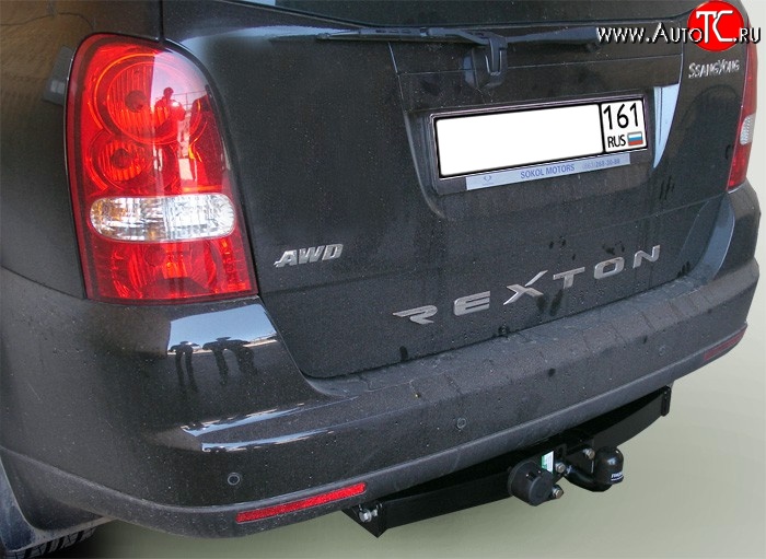 4 999 р. Фаркоп Лидер Плюс SSANGYONG Rexton Y250 (2006-2012) (Без электропакета)  с доставкой в г. Королёв