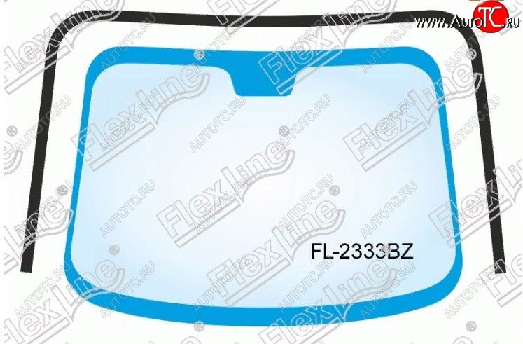 3 399 р. Молдинг лобового стекла FlexLine Subaru Forester SG рестайлинг (2005-2008)  с доставкой в г. Королёв