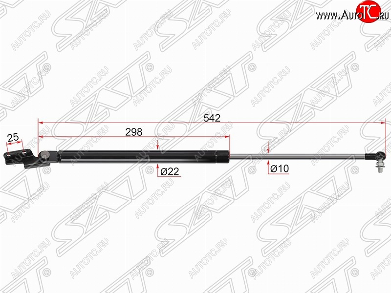 879 р. Правый газовый упор крышки багажника SAT  Subaru Forester ( SH,  SJ) (2008-2019) дорестайлинг, рестайлинг  с доставкой в г. Королёв