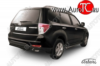 7 019 р. Защита заднего бампера Arbori Subaru Forester SH (2008-2013)  с доставкой в г. Королёв