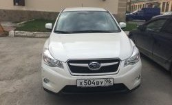 1 469 р. Сетка на бампер Russtal (черная) Subaru XV GP/G33 дорестайлинг (2012-2016)  с доставкой в г. Королёв. Увеличить фотографию 2