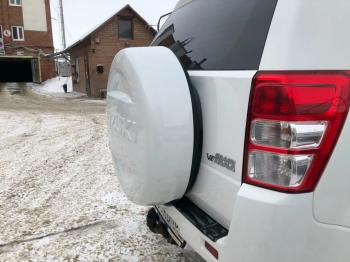 6 949 р. Пластиковый колпак запасного колеса SUZUKI (верхняя часть, 225/70/16) Suzuki Grand Vitara JT 3 двери дорестайлинг (2005-2008) (неокрашенный)  с доставкой в г. Королёв. Увеличить фотографию 12